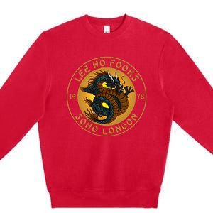 Funny L.E.E H.O F.O.O.K.S Chinese Restaurant Design Premium Crewneck Sweatshirt