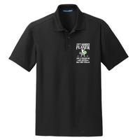 Funny Left Handed Player Like A Regular Player Only Cooler Pickle Paddle Ball Dry Zone Grid Polo