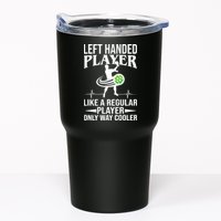 Funny Left Handed Player Like A Regular Player Only Cooler Pickle Paddle Ball Tumbler