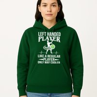Funny Left Handed Player Like A Regular Player Only Cooler Pickle Paddle Ball Hoodie