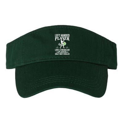 Funny Left Handed Player Like A Regular Player Only Cooler Pickle Paddle Ball Visor
