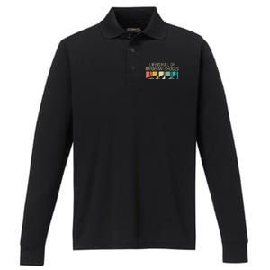 Funny Life Is Full Of Important Choices Performance Long Sleeve Polo