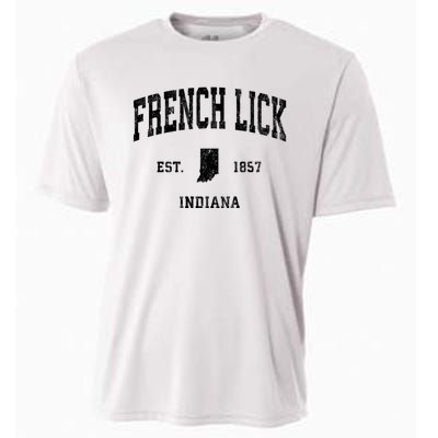 French Lick Indiana In Vintage Established Athletic Sports Design Cooling Performance Crew T-Shirt