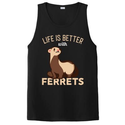 Ferret Life Is Better With Ferrets PosiCharge Competitor Tank