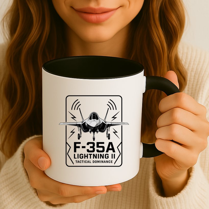 F-35A Lightning II Tactical Dominance  Mug