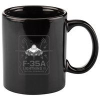 F-35A Lightning II Tactical Dominance  11oz C Handle Ceramic Mug