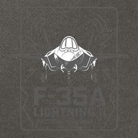 F-35A Lightning II Tactical Dominance  Cotton Canvas Backpack