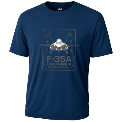 F-35A Lightning II Tactical Dominance  Performance Shirt