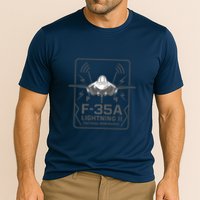 F-35A Lightning II Tactical Dominance  Performance Shirt