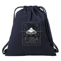 F-35A Lightning II Tactical Dominance  Drawstring Bag