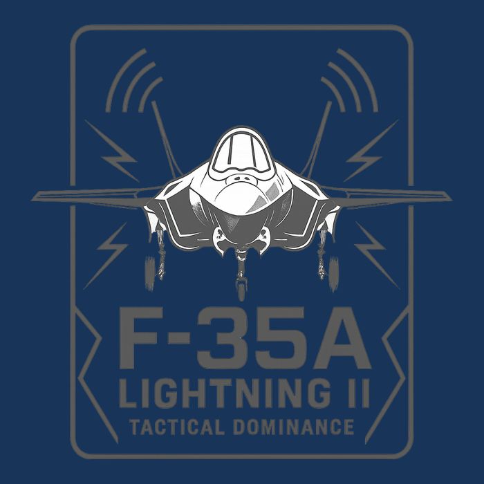 F-35A Lightning II Tactical Dominance  Drawstring Bag