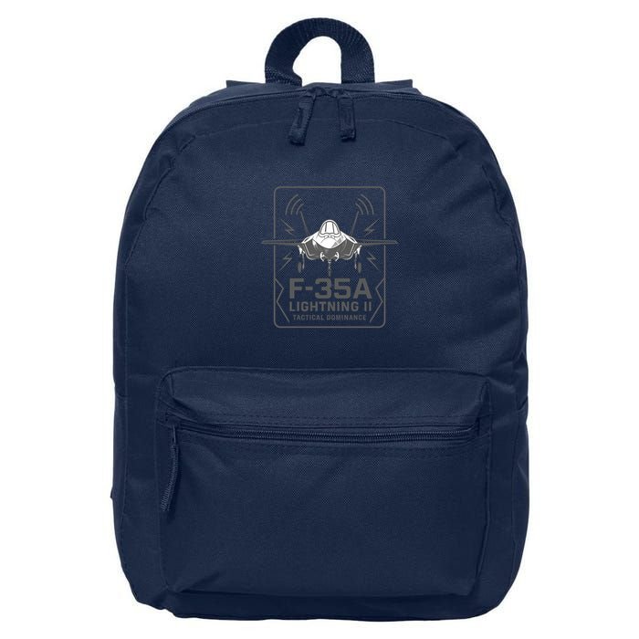 F-35A Lightning II Tactical Dominance  16 in Basic Backpack
