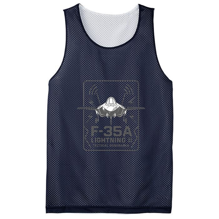 F-35A Lightning II Tactical Dominance  Mesh Reversible Basketball Jersey Tank