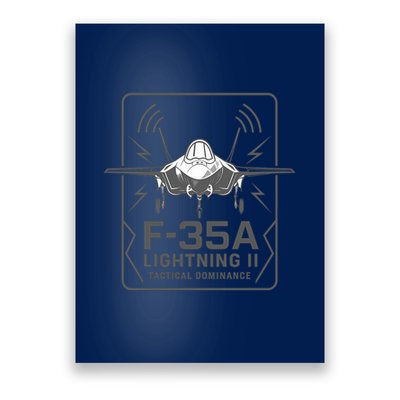 F-35A Lightning II Tactical Dominance  Poster