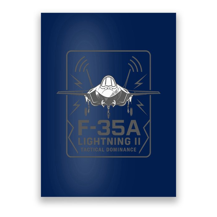 F-35A Lightning II Tactical Dominance  Poster