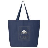 F-35A Lightning II Tactical Dominance  25L Jumbo Tote