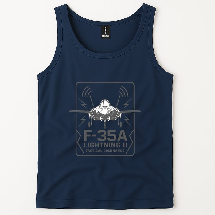 F-35A Lightning II Tactical Dominance  Tank Top