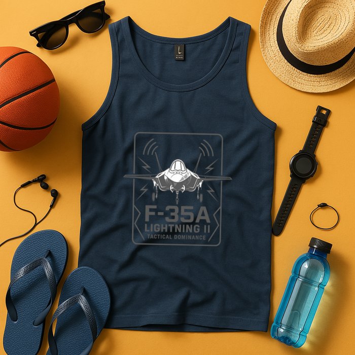 F-35A Lightning II Tactical Dominance  Tank Top