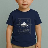 F-35A Lightning II Tactical Dominance  Toddler T-Shirt