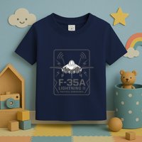 F-35A Lightning II Tactical Dominance  Toddler T-Shirt