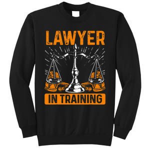 Funny Lawyer In Training Law Student School Graduation Scale Sweatshirt