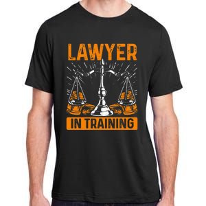 Funny Lawyer In Training Law Student School Graduation Scale Adult ChromaSoft Performance T-Shirt