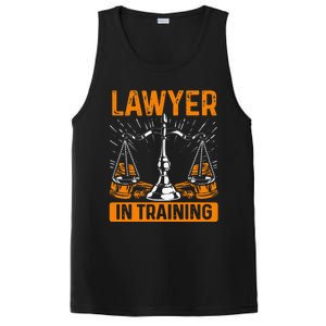 Funny Lawyer In Training Law Student School Graduation Scale PosiCharge Competitor Tank