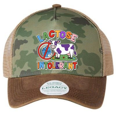 Funny Lactose Intorerant Cow Legacy Tie Dye Trucker Hat