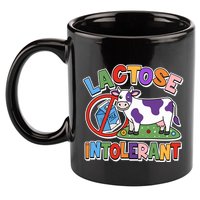 Funny Lactose Intorerant Cow 11oz C Handle Ceramic Mug