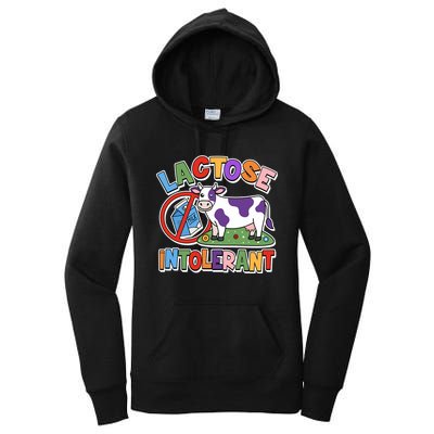Funny Lactose Intorerant Cow Women's Pullover Hoodie