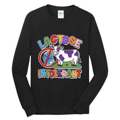 Funny Lactose Intorerant Cow Tall Long Sleeve T-Shirt