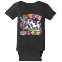 Funny Lactose Intorerant Cow Baby Bodysuit