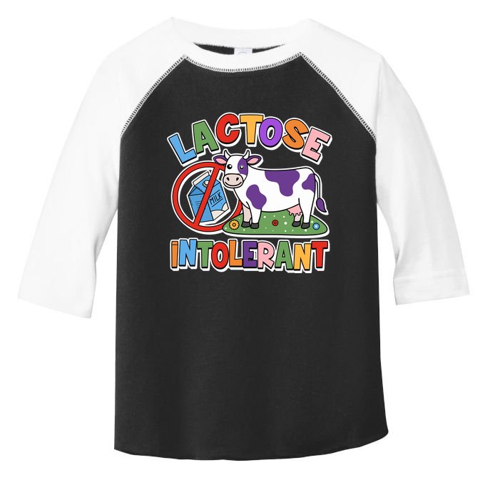 Funny Lactose Intorerant Cow Toddler Fine Jersey T-Shirt