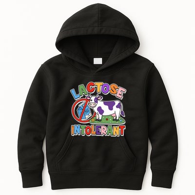 Funny Lactose Intorerant Cow Kids Hoodie