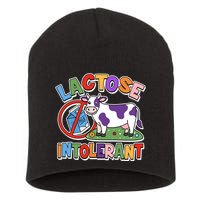 Funny Lactose Intorerant Cow Short Acrylic Beanie