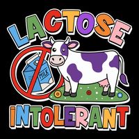 Funny Lactose Intorerant Cow Wool Snapback Cap
