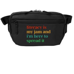 Funny Literacy Is My Jam And IM Here To Spread It Crossbody Pack