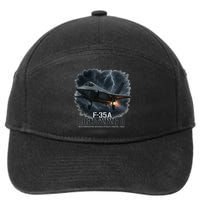 F-35A Lightning II – Dominance In The Skies 7-Panel Snapback Hat