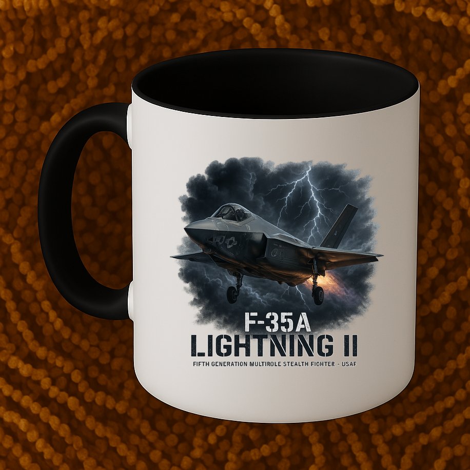 F-35A Lightning II – Dominance In The Skies Mug