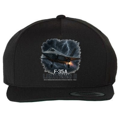 F-35A Lightning II – Dominance In The Skies Wool Snapback Cap