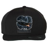 F-35A Lightning II – Dominance In The Skies Wool Snapback Cap
