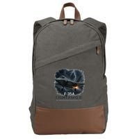 F-35A Lightning II – Dominance In The Skies Cotton Canvas Backpack