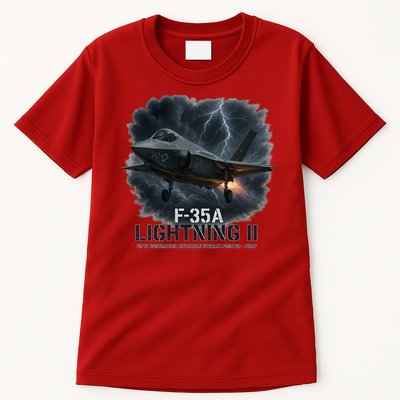 F-35A Lightning II – Dominance In The Skies Tall T-Shirt