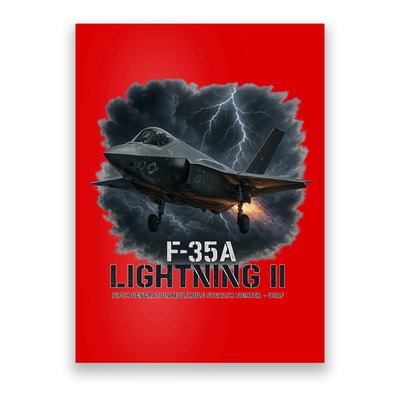 F-35A Lightning II – Dominance In The Skies Poster