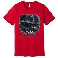 F-35A Lightning II – Dominance In The Skies Premium T-Shirt