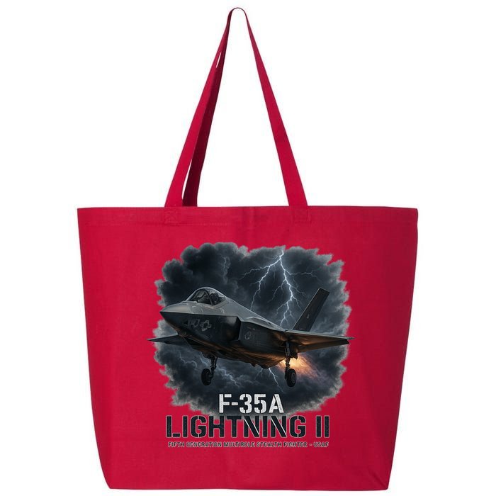 F-35A Lightning II – Dominance In The Skies 25L Jumbo Tote