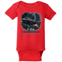 F-35A Lightning II – Dominance In The Skies Baby Bodysuit