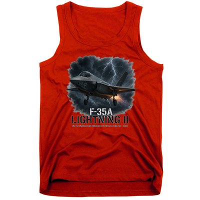 F-35A Lightning II – Dominance In The Skies Tank Top