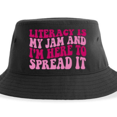 Funny Literacy Is My Jam And IM Here To Spread It Sustainable Bucket Hat