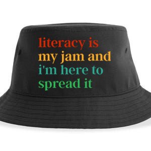 Funny Literacy Is My Jam And IM Here To Spread It Sustainable Bucket Hat